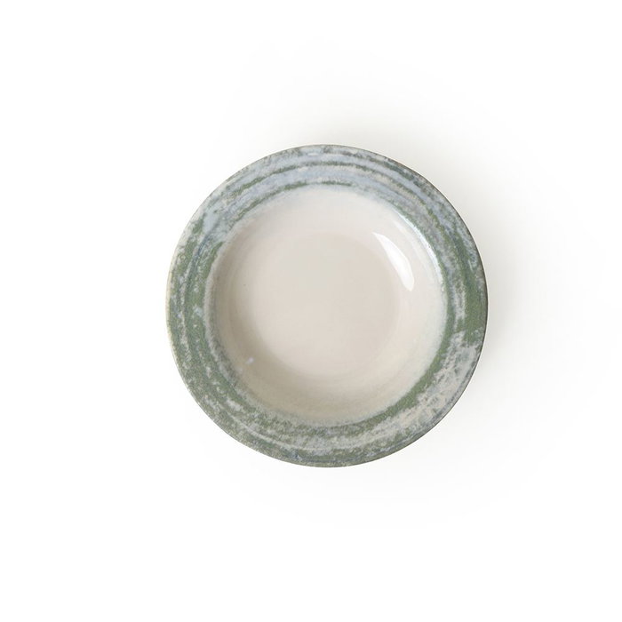 Hermia Juego de Cena de 24 Piezas Crema y Verde Hermia Juego de Cena de 24 Piezas Crema y Verde